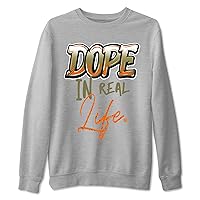 5s Olive Design Printed Dope In Real Life Sneaker Matching Sweatshirt