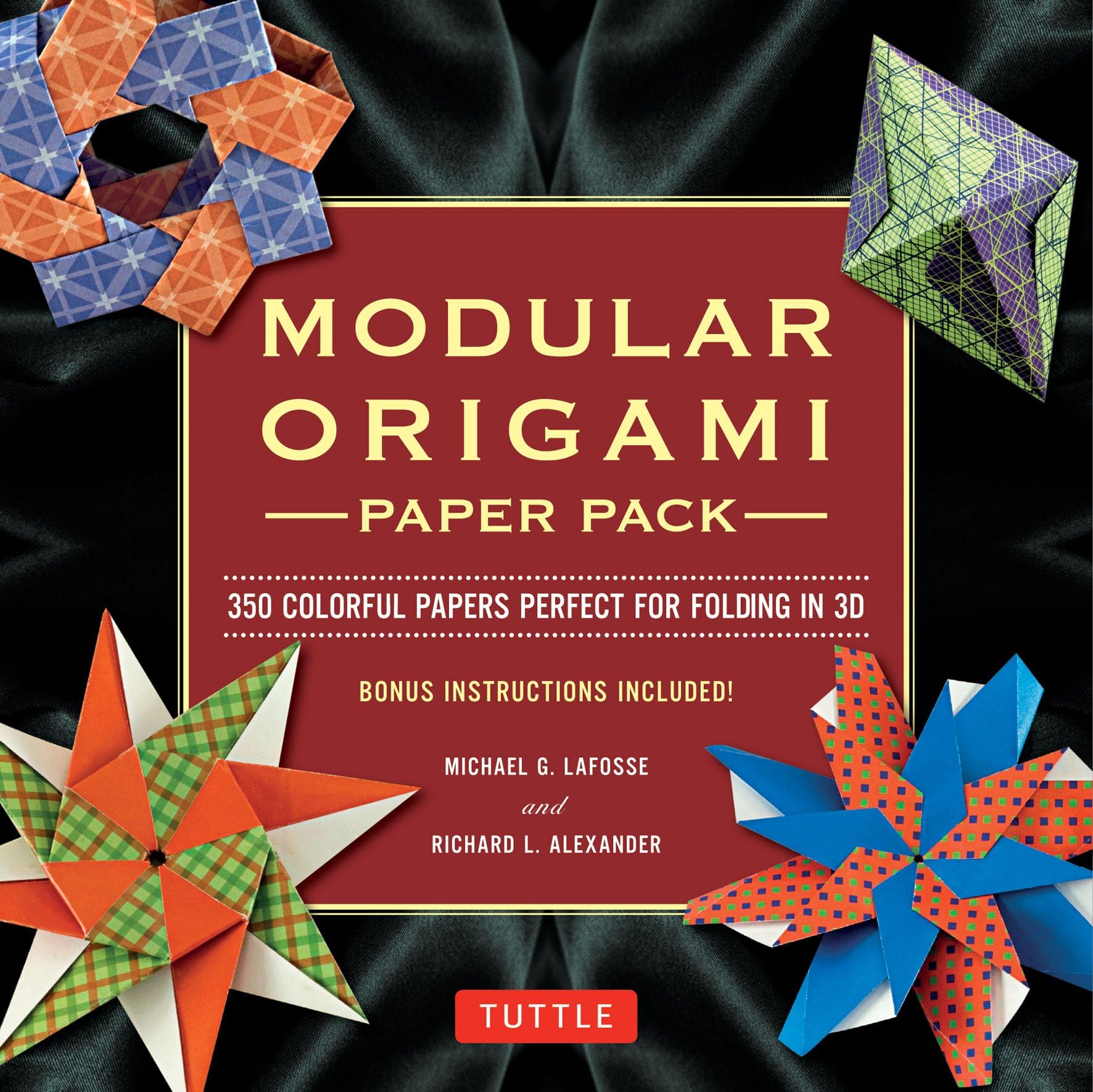 Modular Origami Paper Pack: 350 Colorful 3(