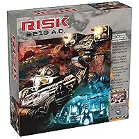 Renegade Game Studios: Risk 2210 A.D. - Risk Gameplay, New Twists, Mechs, Underwater & Moon Locations, Commanders, Ages 10+, 2-5 Players, 240 Min