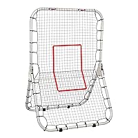 Franklin Sports MLB Pro Baseball Rebounder Net - Baseball + Softball Pitchback Net + Fielding Trainer - Bounce Back Net for Fielding + Throwing Practice