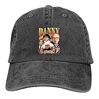 Danny Music Devito Baseball Caps for Men Women Adjustable Classic Dad Hat Vintage Washed Twill Cotton Baseball Hat Black
