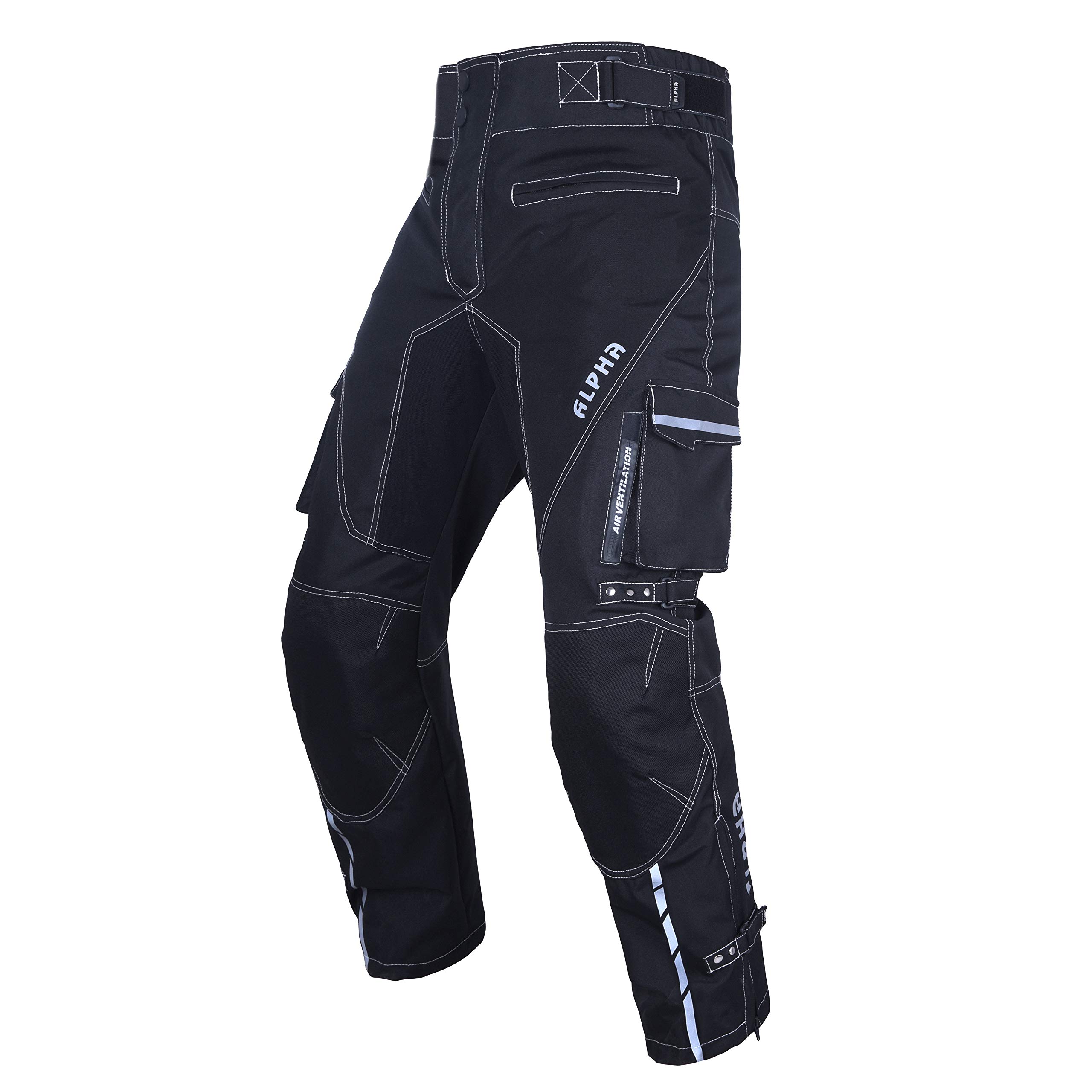 Mua Dirt Bike Motocross Motorcycle pants for men hi Vis armor riding racing  dual sports overpants atv mx bmx (BLACK, WAIST 34