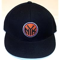 adidas NBA New York Knicks Flat Bill Fitted Youth Hat - Size 6 1/2 - T552P