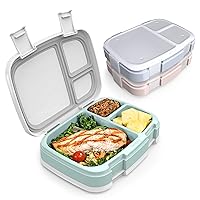 Bentgo® Fresh 3-Pack Meal Prep Lunch Box Set - Reusable 3-Compartment Containers for meal Prepping, Healthy Eating On-the-Go, and Balanced Portion-Control BPA-Free, Microwave & Dishwasher Safe