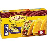 Old El Paso Stand 'N Stuff Taco Shells, Gluten Free, Family Size, 20-count
