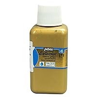 Pebeo Fabric Paint, 8 Fl Oz (Pack of 1), Shimmer Gold