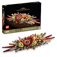 LEGO Icons Dried Flower Centerpiece 10314 Artificial Plants Set for Adults, Valentine Décor, Creative Gift Idea (812 Pieces)