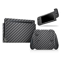 Compatible with Nintendo 2DS XL (2017) - Skin Decal Protective Scratch Resistant Vinyl Wrap Gaming Cover- Carbon Fiber Texture