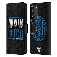 Head Case Designs Officially Licensed WWE Main Event Jey USO Leather Book Wallet Case Cover Compatible with Samsung Galaxy S23+ 5G