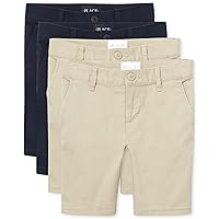 The Children's Place Girls' Chino Shorts, 4 Pack