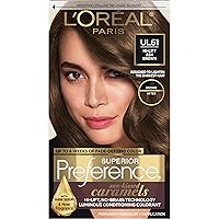 Superior Preference Fade-Defying + Shine Permanent Hair Color, UL61 Ultra Light Ash Brown, Pack of 1, Hair Dye