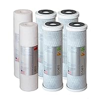 APEC ULTIMATE Series US Made 2 Sets of Stage 1, 2 & 3 Replacement Filter For Undersink System(FILTER-SETX2)