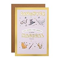 Hallmark Birthday Card for Daughter - Harry Potter Illustrations and Activity