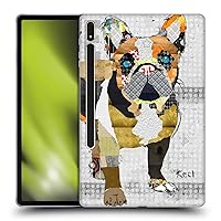 Head Case Designs Officially Licensed Michel Keck French Bulldog Dogs 4 Soft Gel Case Compatible with Samsung Galaxy Tab S8 Plus