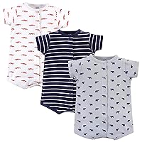 Touched by Nature baby-boys Organic Cotton Rompers