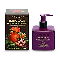 LErbolario Cleansing Gel Face and Hands - Pomegranate for Unisex - 8.4 oz Cleanser