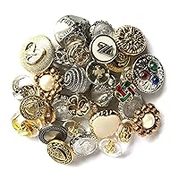 Buttons Galore and More Haberdashery Collection – Extensive Selection of Novelty Buttons and Embellishments for DIY Crafts, Scrapbooking, Sewing, Cardmaking, and other Art & Creative Projects 4.5 oz