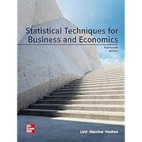 Loose Leaf for Statistical Techniques in Business and Economics Loose Leaf for Statistical Techniques in Business and Economics Paperback Kindle Hardcover Loose Leaf