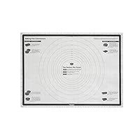 TrueBake Sil Pastry Mat w/ Reference Marks for Baking, Food and Meal Prep, Cooking and More 25