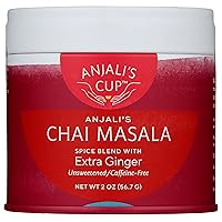 Anjali*s Cup Chai Masala | Spice Blend with Extra Ginger | Caffeine-Free | Unsweetened | 2oz
