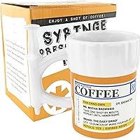 Fairly Odd Novelties Prescription Syringe Coffee Mug, 12-Ounce, White