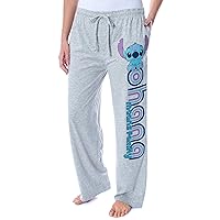 Disney Women's Lilo And Stitch Ohana Soft Touch Cotton Pajama Pants