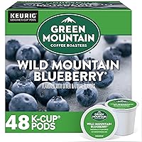 Green Mountain Coffee, Wild Mountain Blueberry, Single-Serve Keurig K-Cup Pods, Light Roast, 48 Ct (2 Boxes of 24 Pods)