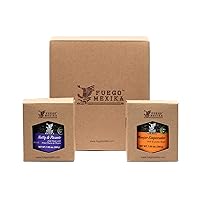 2-Pack Manjar Emperador + Nutty & Picante - Premium Mexican gourmet salsas by FUEGO MEXIKA®