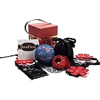 Morfia DIY Bath Bomb Kit with Hidden Surprise Inside, Luxury Spa Gift Set for Women, Valentine's Day Gift for Girlfriend, Mom, Wife, Sister