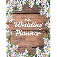 Rustic Wedding Planner: Ultimate & Essential Organizer Book for Engaged Groom & Bride To Be - Practical Budget & Expense Worksheets, Checklists, & ... Knot - Brown Wood with White Daisies on Cover Rustic Wedding Planner: Ultimate & Essential Organizer Book for Engaged Groom & Bride To Be - Practical Budget & Expense Worksheets, Checklists, & ... Knot - Brown Wood with White Daisies on Cover Paperback