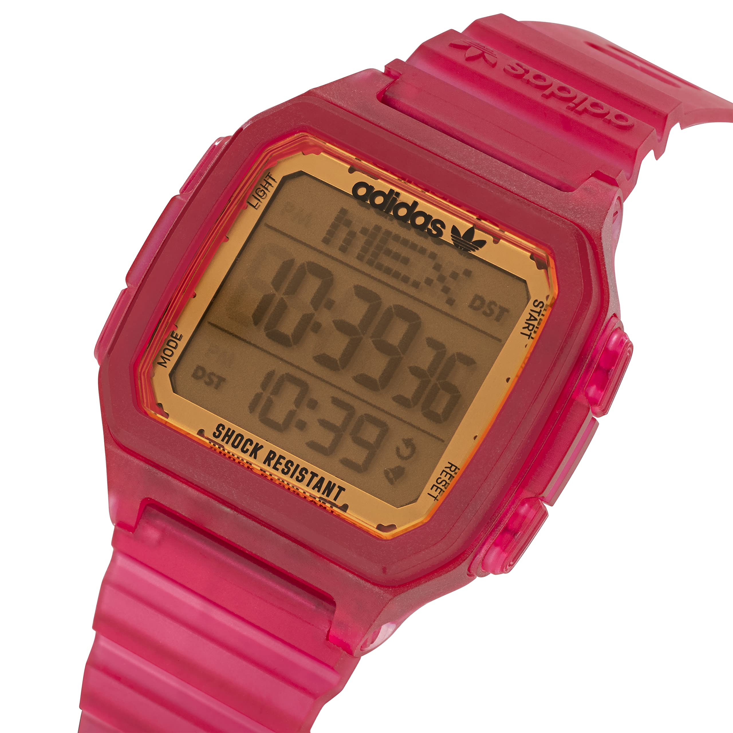 adidas Pink Resin Strap Digital Watch (Model: AOST220522I)
