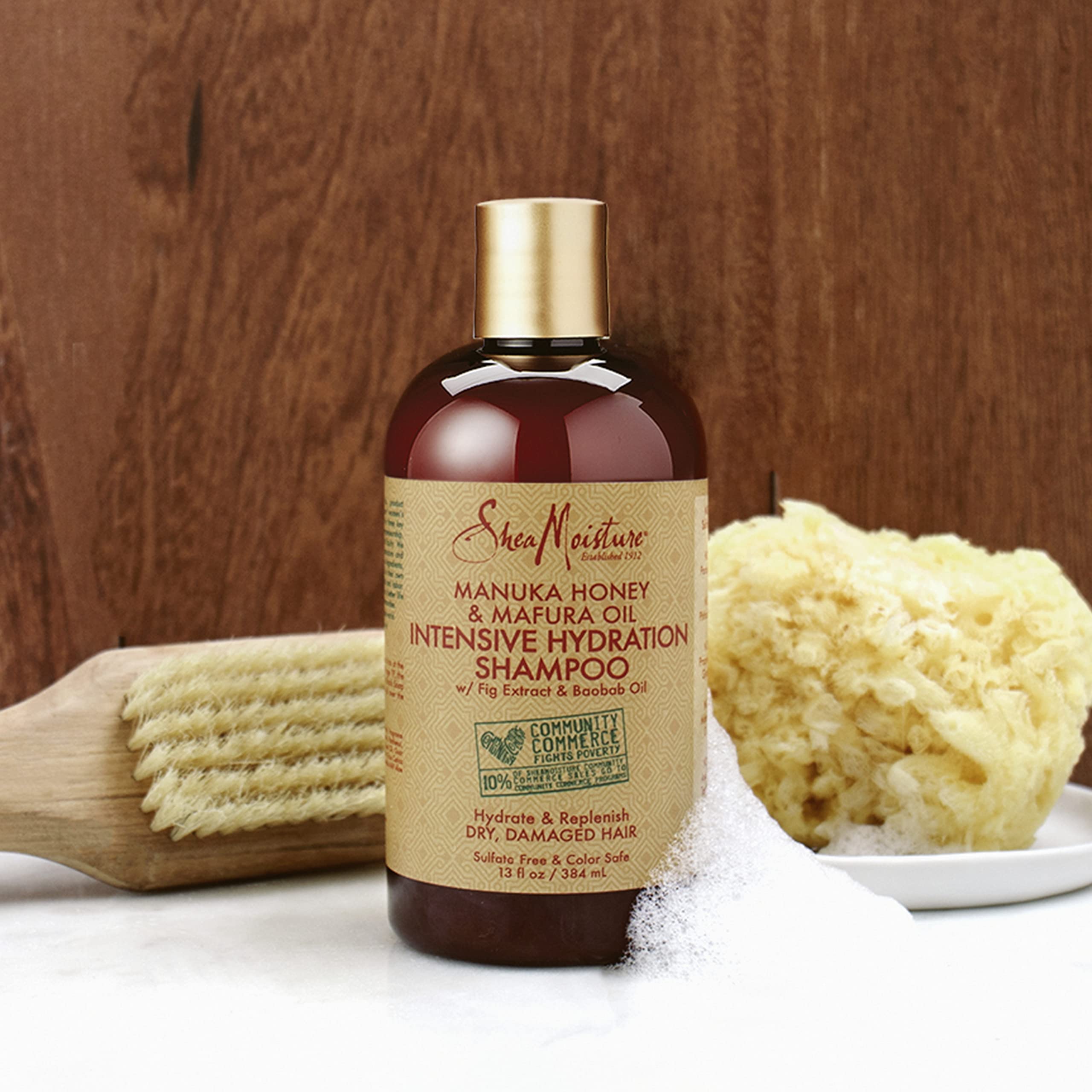 Mua SheaMoisture Intensive Hydration Shampoo for Dry, Damaged Hair Manuka  Honey and Mafura Oil Sulfate-Free 13 oz trên Amazon Mỹ chính hãng 2023 |  Fado