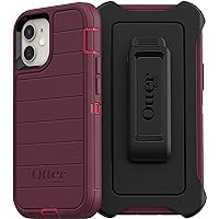 OtterBox Defender Series SCREENLESS Edition Case for iPhone 12 Mini - Berry Potion (Raspberry Wine/Boysenberry)