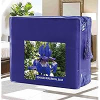 Elegant Comfort Luxury Duvet Cover Set on Amazon Wrinkle-Free 1500 Thread Count Egyptian Quality 2-Piece Duvet Cover Set -Flowers Collection Twin/Twin XL,Royal Blue