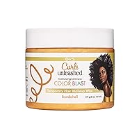 Curls Unleashed Color Blast Temporary Hair Makeup Wax with Moisturizing Beeswax, Bombshell, (6.0 oz)