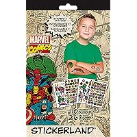 Marvel Classic -Sticker/Tattoo STICKERLAND Pad - 4 Pages