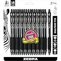 Pentel® RSVP® Ballpoint Pens, Fine Point, 0.7 mm, Clear Barrel, Black Ink,  Pack Of 5