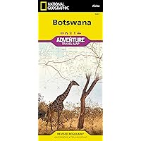 Botswana Map (National Geographic Adventure Map, 3207)