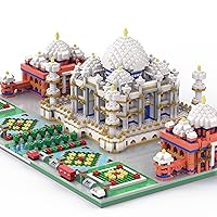 SEMKY Micro Mini Blocks Taj Mahal Famous Landmark Model Set,(5477Pieces) -Building and Architecture Toys Gifts for Kid and Adult