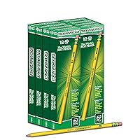 Wood-Cased Pencils, Unsharpened, #2 HB Soft, Yellow, 96 Count