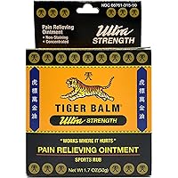 Tiger Balm Pain Relieving Ointment, Sports Ultra, 50g – Professional Size – Sports Rub Ultra Strength – Relief for Hand Arthritis Ultra