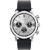 Timex Men's Marlin 40mm Watch - Black Strap Black Dial Stainless Steel Case