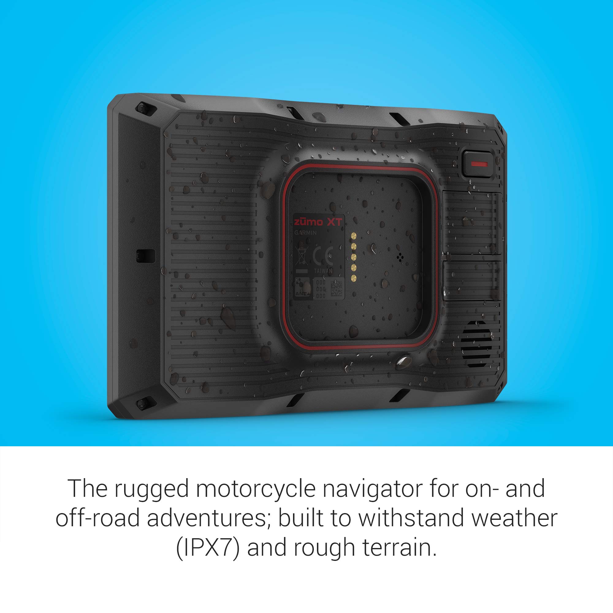 Garmin zūmo XT, All-Terrain Motorcycle GPS Navigation Device, 5.5-inch Ultrabright and Rain-Resistant Display