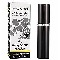 Delay Spray for Him, Sexual Enhancer for - Men to Last Longer in Bed, Help Maximized Sensation and Time, 0.17FlOz(Pack of 1)