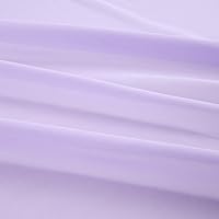 Chiffon Solid Lavender, Fabric by the Yard