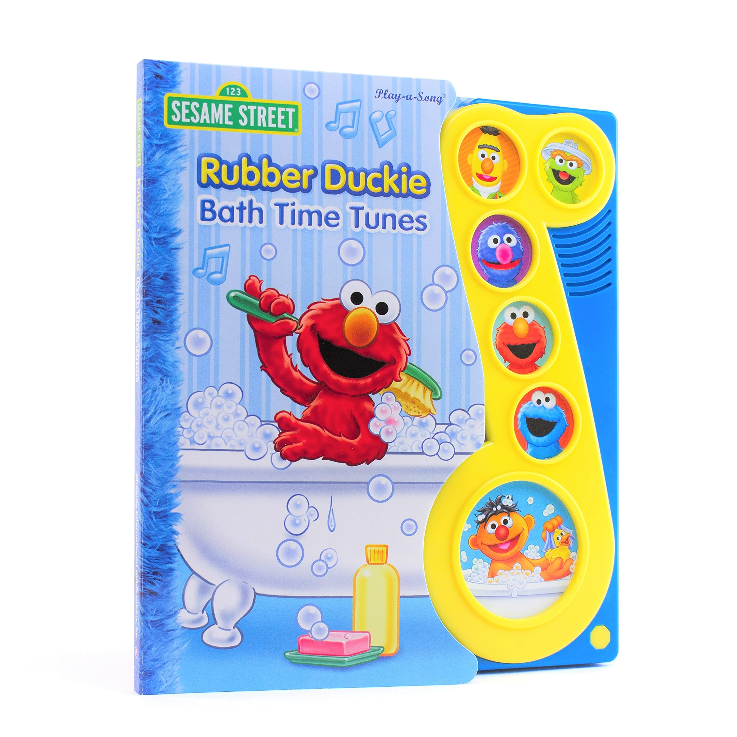 Sesame Street - Rubber Duckie Bath Time Tunes Sound Book - PI Kids (Play-A-Song)