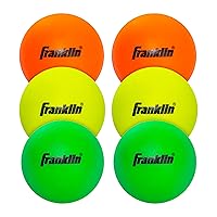 Franklin Sports Lacrosse Balls - Soft Rubber Lacrosse Balls for Kids - Perfect for Beginners & First Time Players - Softer & Smaller Construction than Regulation Balls - Bright Colors