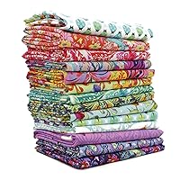 Tiny Beast Half Yard Bundle (14 Pieces) by Tula Pink for Free Spirit 18 x 44 inches (45.72 cm x 111.76 cm) Fabric cuts DIY Quilt Fabric