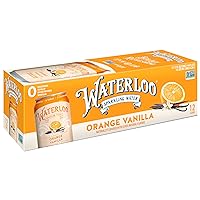 Orange Vanilla Naturally Flavored, 12 Fl Oz Cans (Pack of 12) – Zero Calories and Zero Sugar or Sweeteners of Any Kind
