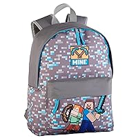Minecraft Unisex Kids American Warriors School Backpack, Colorful, Large, Colourful, L, Colourful, L, Colourful, Large